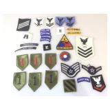 Lot of 20 approx Military patches