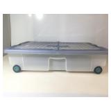 Keter underbed plastic 2 door storage bin on