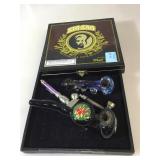 Zig Zag boxed set of cigars, with 4 pipes used,