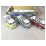 Set of 1962 VW Microbus 1:24 scale. Box only has