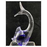 Murano Art Glass Fish 9inH