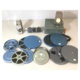 Bell & Howell 8mm camera, Minolta Mini Slide