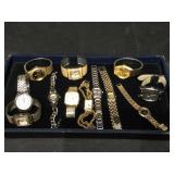 Tray Lot of Assorted Watches. Anne Klein, Seiko,