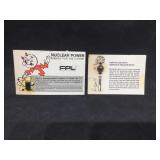 Vintage Nuclear Power & Waste Information Cards.