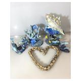 Lot of underwater scene sculptures/candle
