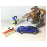 Toys, Mecca Dinosaur , talking bird, RC car ,