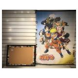 Nurato Wall banner and a cork note board, both