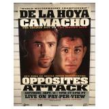 DeLa Hoya vs Camacho 27 x 40 inch poster, the