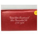 US Bicentennial Silver Uncirculated Set in
