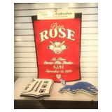 Pete Rose wall banner, wool, nos