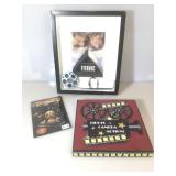 2 movie decorations, with a Scarface 2006 Sleeved