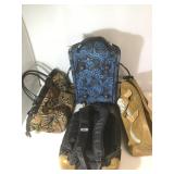 4 travel bags , used