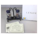 Lenox Morning Sunshine Rooster Salt /pepper, box