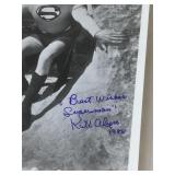 Autographed Kirk Alyn, the first Superman, 8 x 10