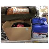 Camping lot - water container, hot camp shower