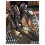 2 pairs of leather Cowboy boots (size 9.5) and