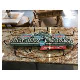 HydroFarm Neon Beer Sign - damaged, does not