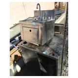 NSF Stainless Steel cabinet and small sink
