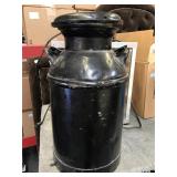 Metal Milk Can w/lid