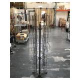 6ft tall metal postcards revolving rack