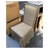 Chair with accent studs