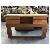 Bed Headboard w/sliding doors, approx 64x39