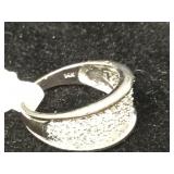 10k Gold Diamond Ring size7