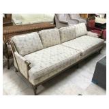 Vintage sofa w/wooden frame and floral print,