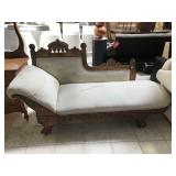 Antique Eastlake Fainting Couch, approx 72 inches