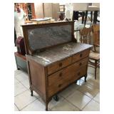 English Washstands Marble Top & Splash, right