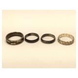 Lot of Sterling Silver rings - sizes 6.25, 7,