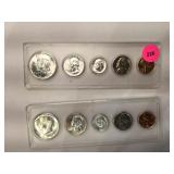 Pair of 1964 Date Sets