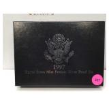 1997 Silver Proof Set in case with velvet box