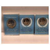 Lot of 3 Sterling Silver 25th Anniv. United