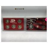 1999 Silver Proof Set - State Quarters - no box