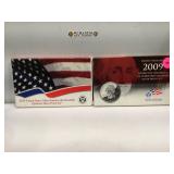 2009 and 2010 Silver Quarter Proof Sets