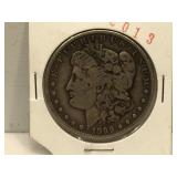 1899-S Morgan Silver Dollar in flip