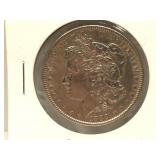1889 Morgan Silver Dollar in flip