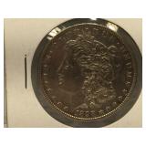 1898 Morgan Silver Dollar in flip