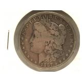 1887-O Morgan Silver Dollar in flip