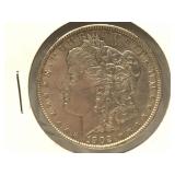 1902 Morgan Silver Dollar in flip