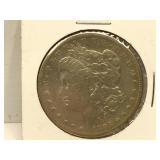 1884-S Morgan Silver Dollar in flip