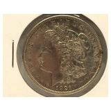 1921 Morgan Silver Dollar in flip