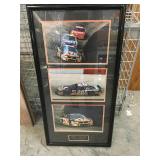 Tony stewart autographed framed picture