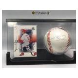 Jim edmonds auto ball & card