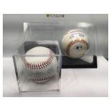 Jim edmunds auto ball & blank baseball