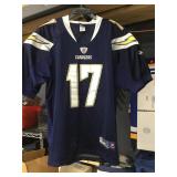 LA Chargers Phillip rivers sz 52 needs cleaning