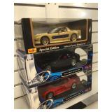 3 Maisto Special Edition die cast 1:18 scale