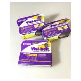 3 Visi-belt Light Reflective Safety Belts.