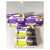 4 Visi-belt Light Reflective Safety Belts.